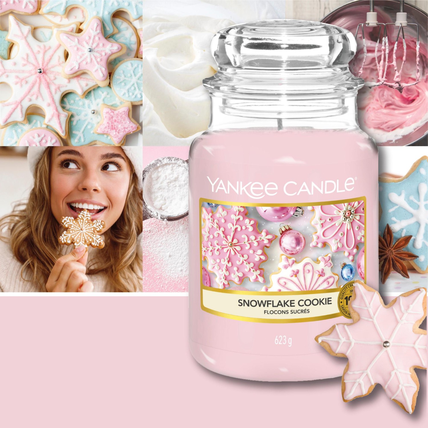 Glas Snowflake Cookie