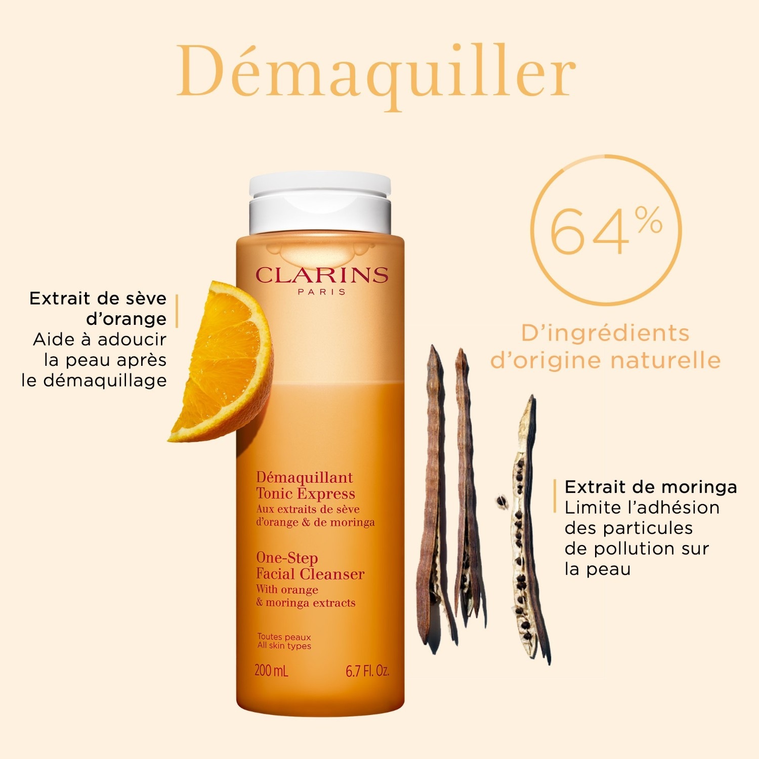 Clarins Tonic Express sminklemosó