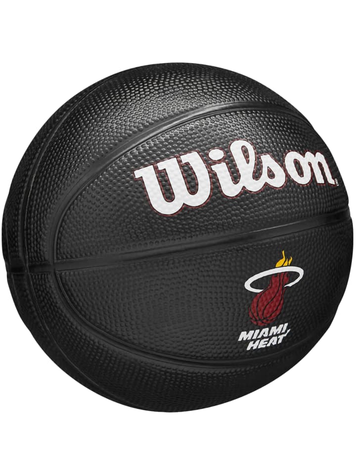Wilson Wilson Team Tribute Miami Heat Mini Ball in Schwarz günstig kaufen 3