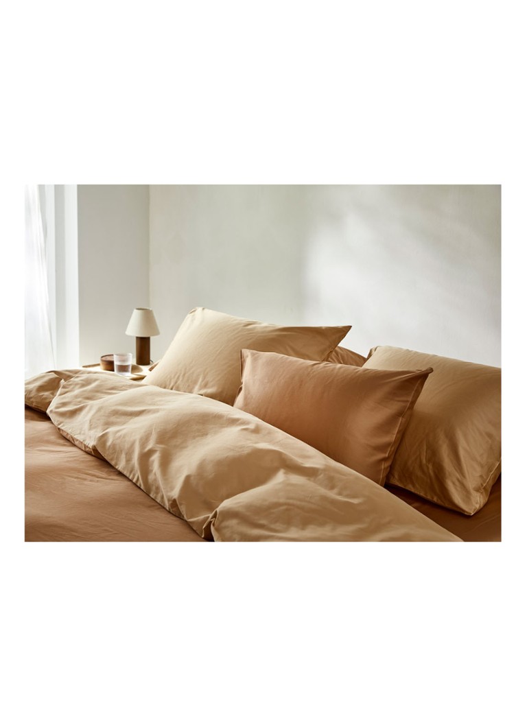 Yumeko Caramel Honey 300TC set navlaka za poplun od pamučnog satena - uključuje jastučnice
