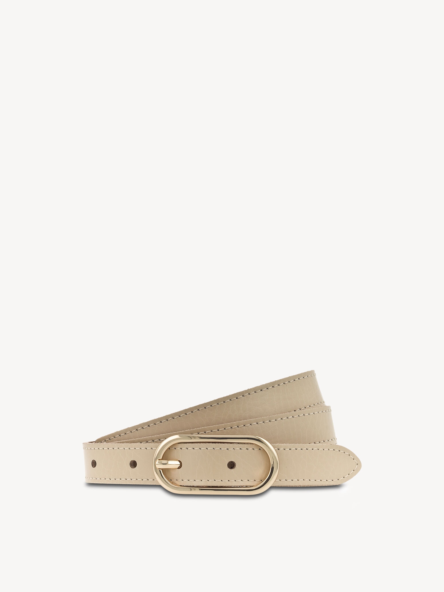 Ceinture en cuir - beige