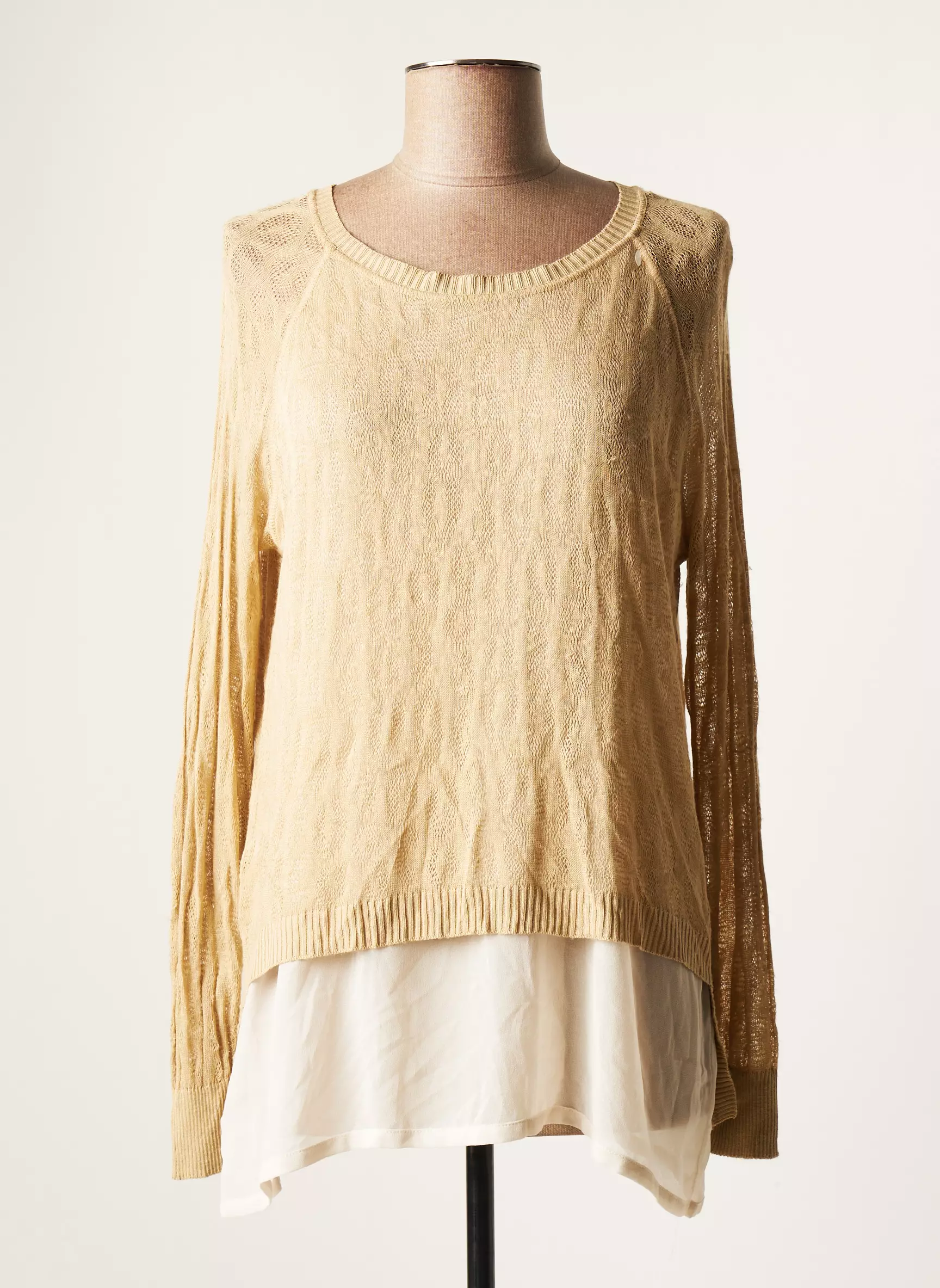 Liu Jo Pull Tuniques Femme couleur beige