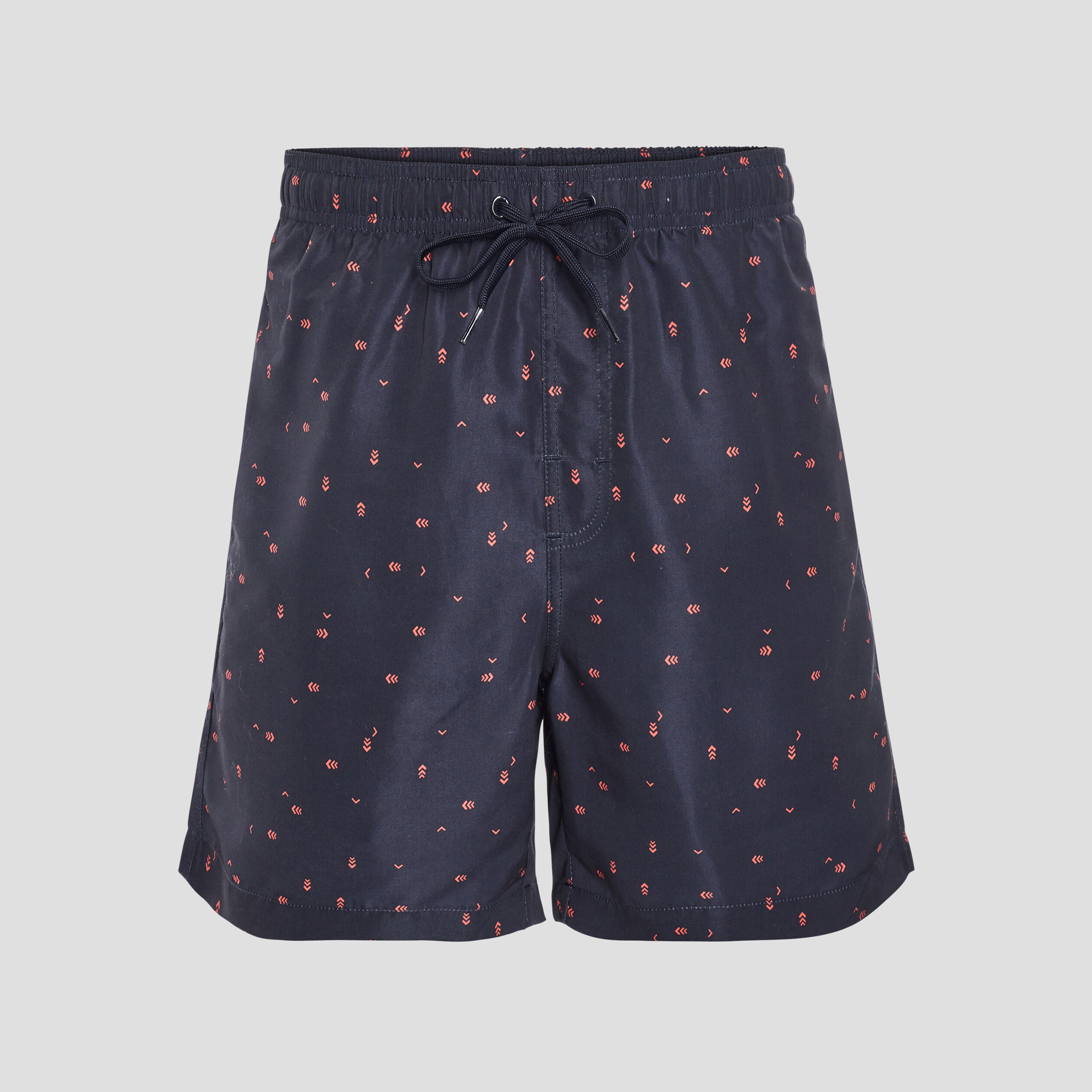 Short de bain taille élastiquée bleu marine homme | La Halle