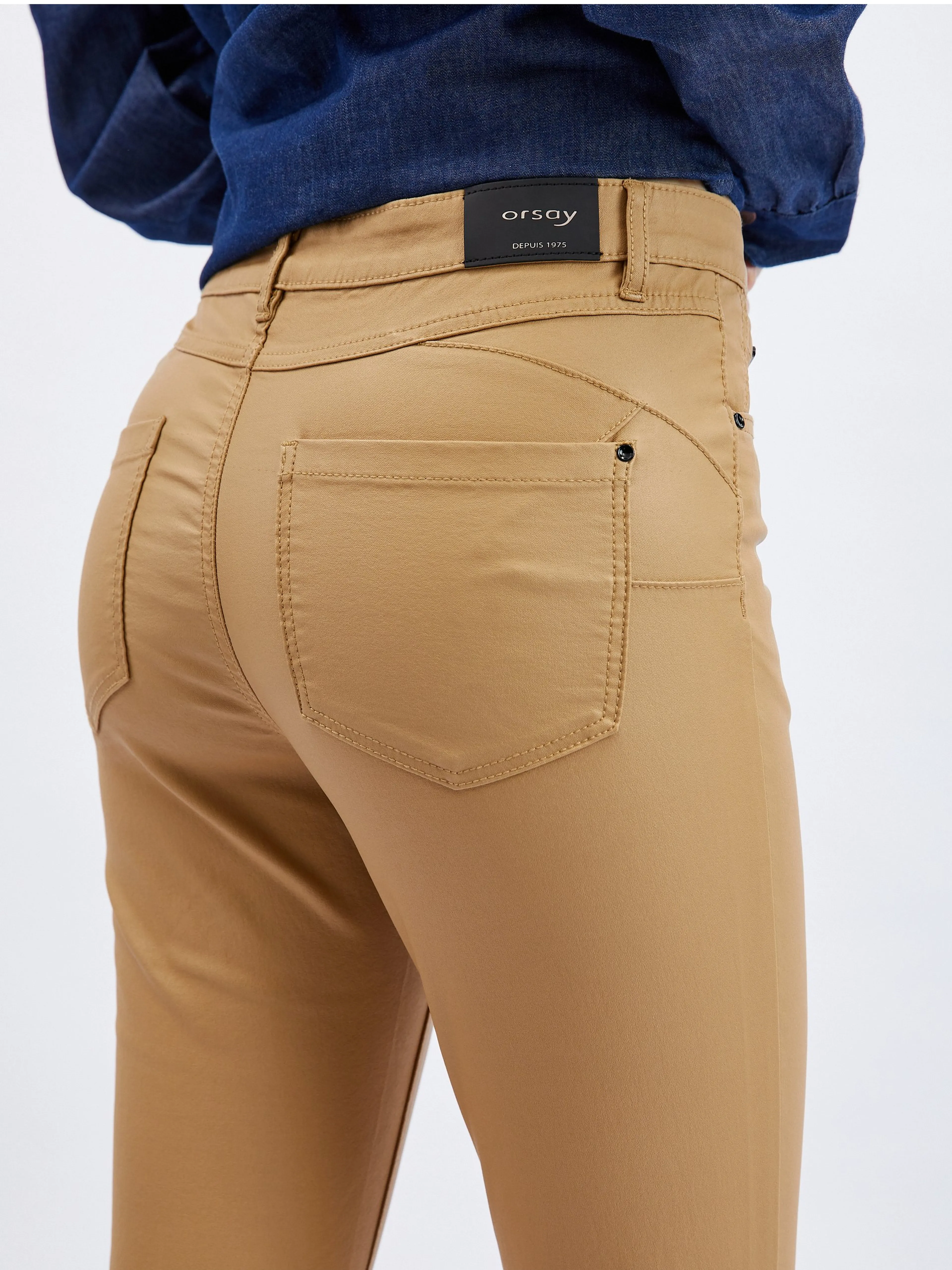 Braune Skinny-Fit-Hose für Damen ORSAY