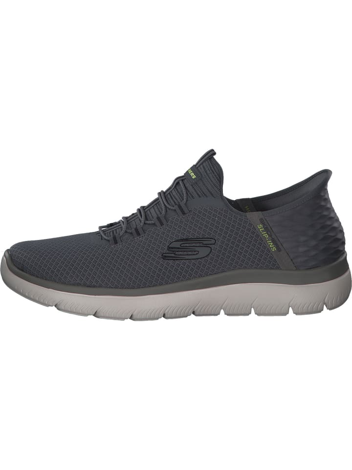 Skechers Slip-On-Sneaker in Grau günstig kaufen