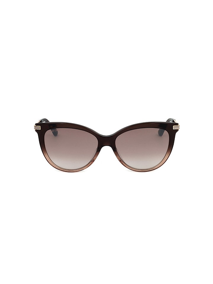 Jimmy Choo Damen-Sonnenbrille in Schwarz-Braun/ Gold günstig kaufen 56