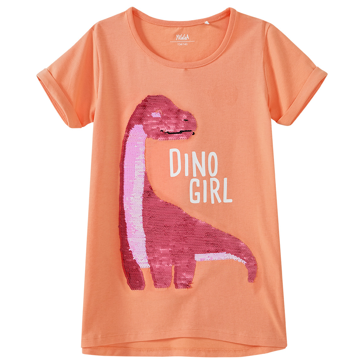 Mädchen T-Shirt mit Wendepailletten