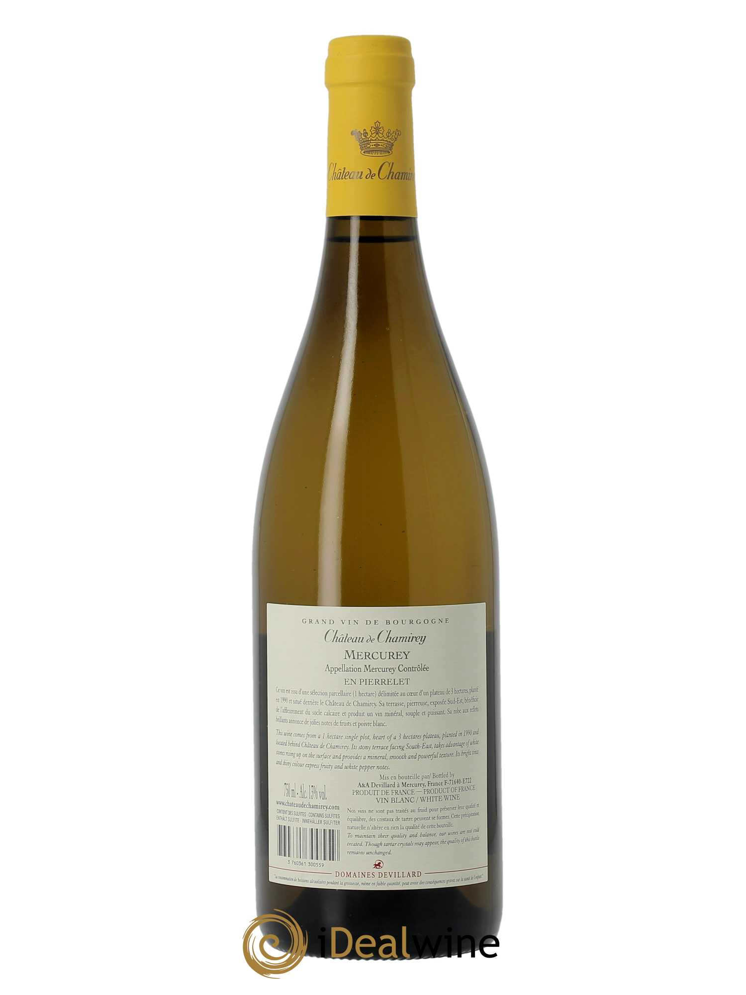 Mercurey En Pierrelet Château de Chamirey  2021 - Lot de 1 Bouteille