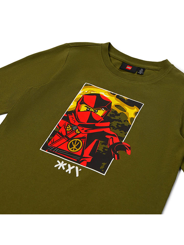 LEGO Longsleeve in Khaki/ Rot günstig kaufen