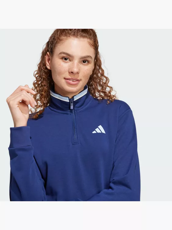 adidas Essentials Color Pop French Terry Crop Quarter-Zip Originals Jacke