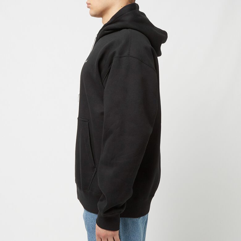 NIKE Solo Swoosh Fleece Hoodie black/white
