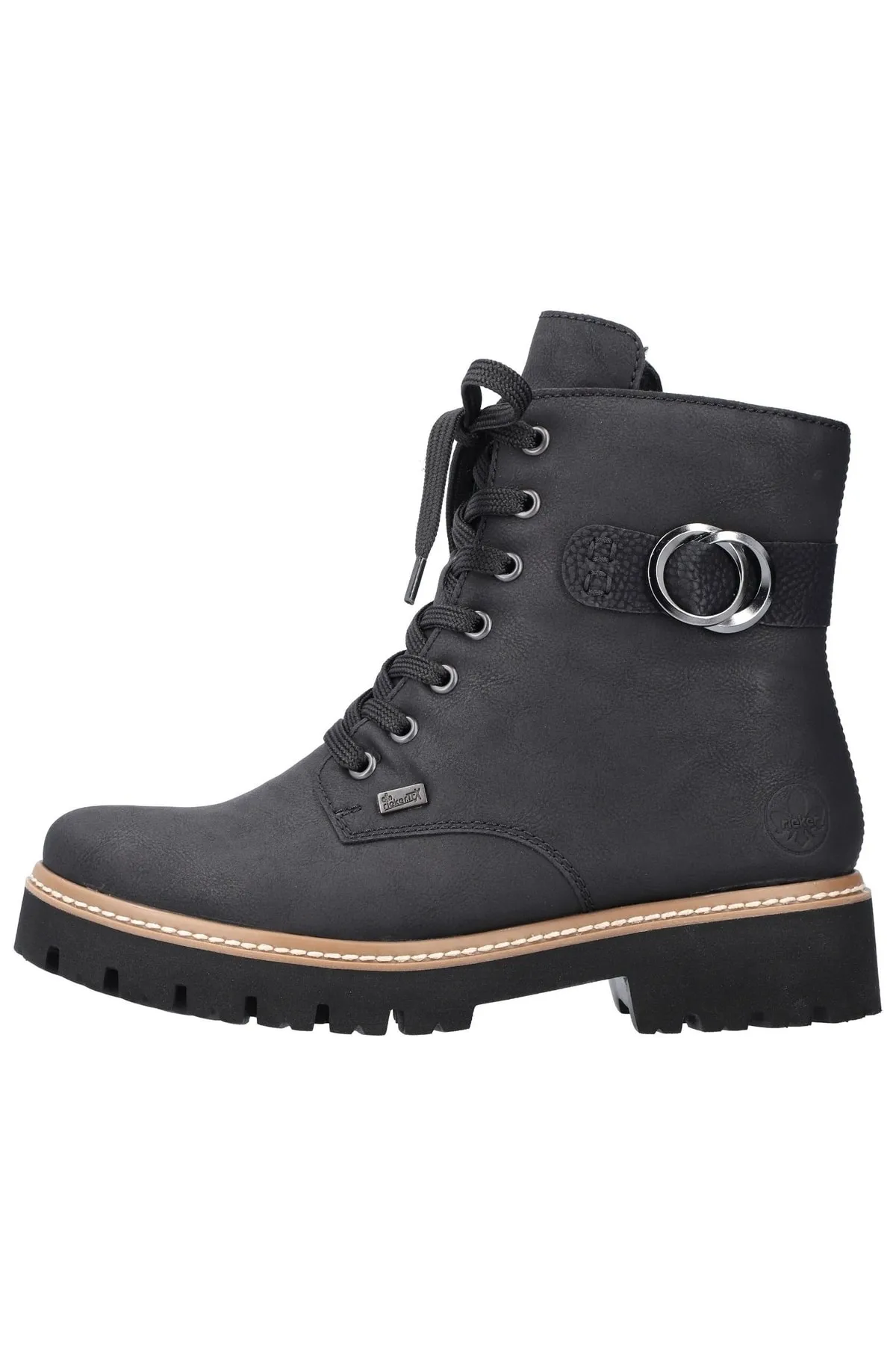Rieker  Stiefelette - Schwarz - Blockabsatz