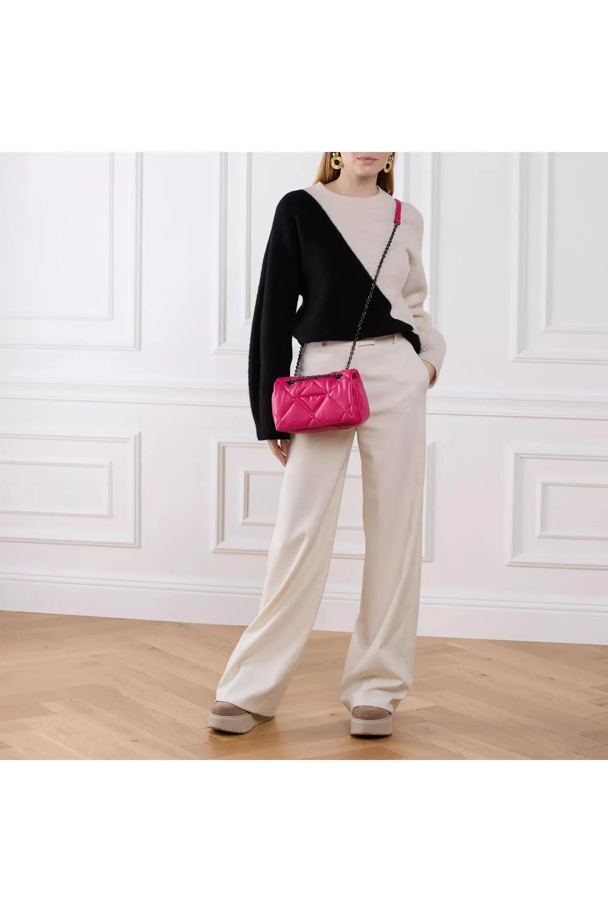 Emporio Armani  Pochette Simil Nappa Bouganville