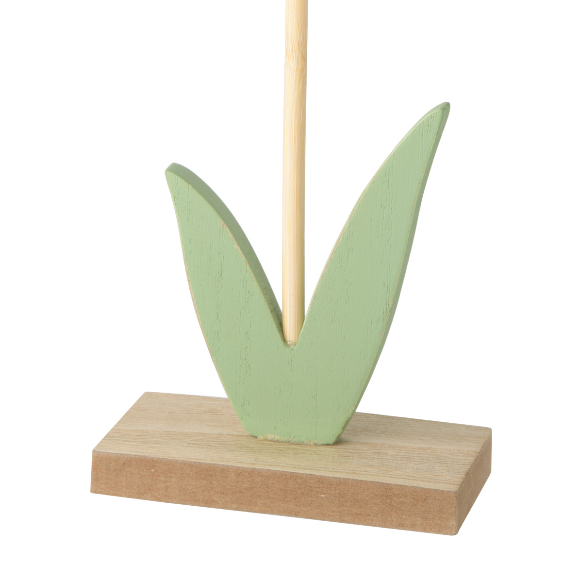 Deko-Aufsteller Tulpe mit Holzfuß