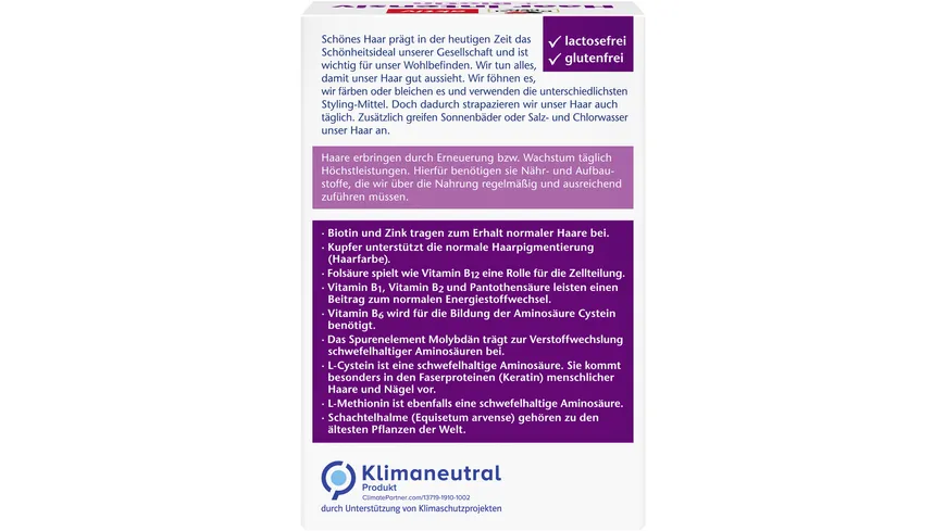 Doppelherz Haar Intensiv + Biotin 100 Kapseln