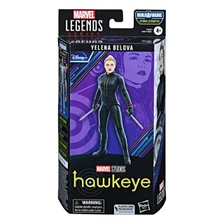 Hawkeye Marvel Legends Series Actionfigur - Yelena Belova (BAF: Hydra Stomper)