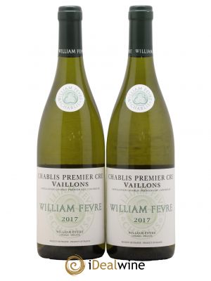 Chablis 1er Cru Vaillons William Fèvre (Domaine)  2017 - Lot de 2 Bouteilles