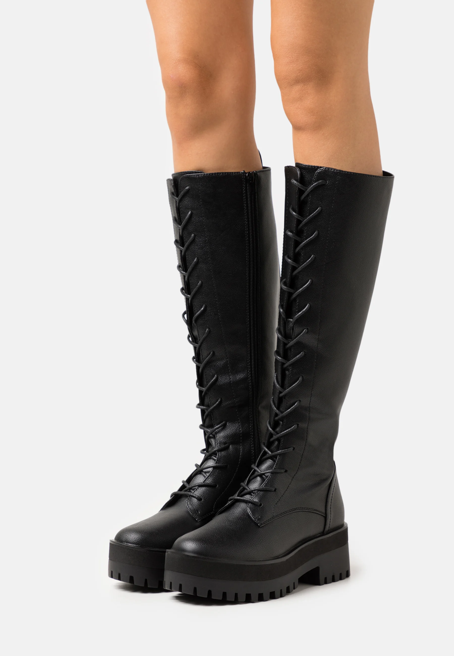 Botas con cordones de corte ancho Even&Odd