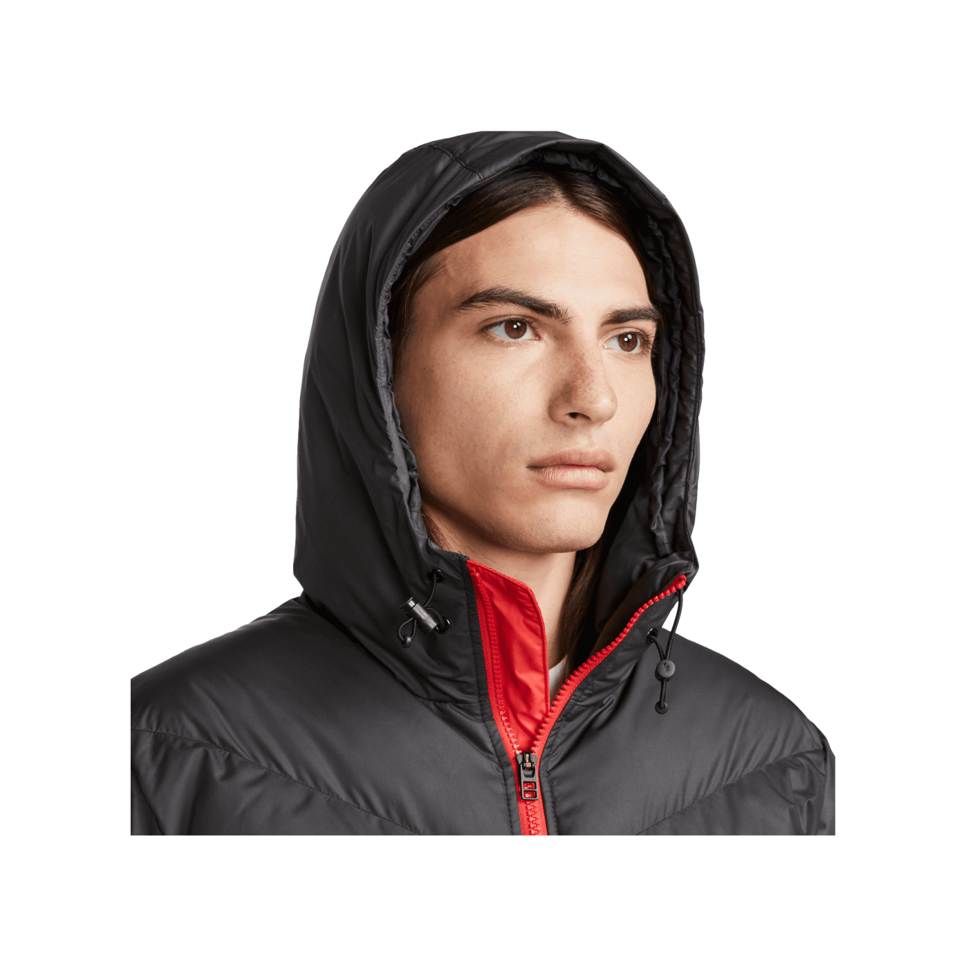 Nike Windrunner Kapuzenjacke Schwarz F011