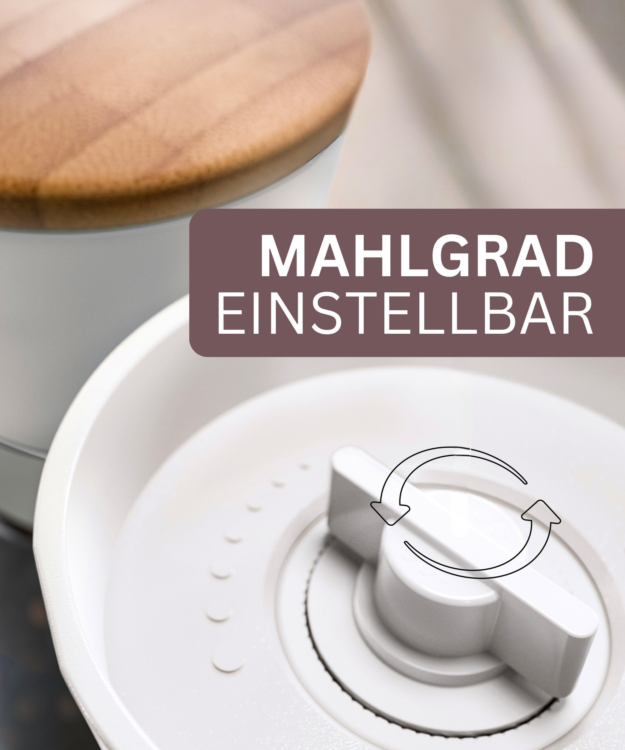 Hannah's Homebrand Salz-/Pfeffermühle Salz und Pfeffermühle mit einstellbarem Keramikmahlwerk Manuell, (2 Stück), Robuste Salzmühle und Pfeffermühle 14 cm