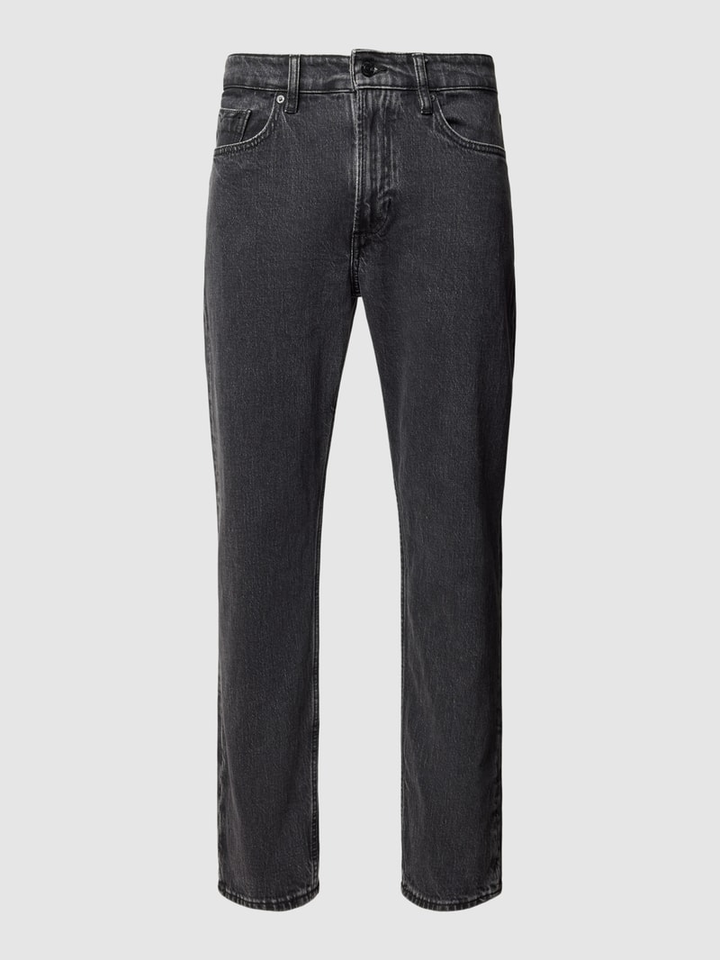 Jeans im 5-Pocket-Design Modell 'ben' in anthrazit