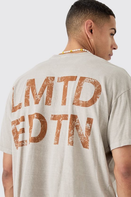 Kastiges Oversize T-Shirt mit Limited Print