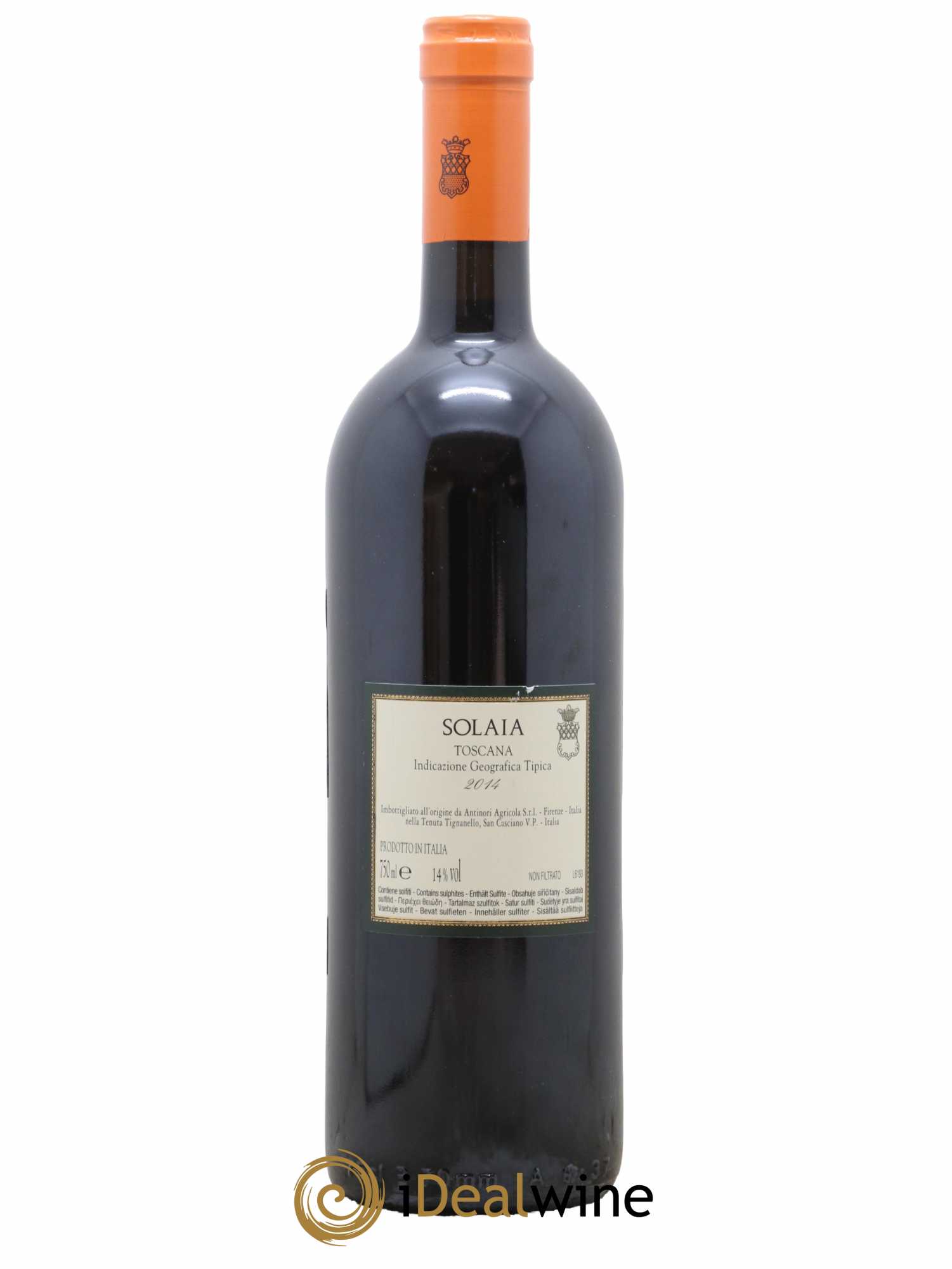 Toscana IGT Solaia Tenuta Tignanello - Antinori  2014 - Lot de 1 Bouteille