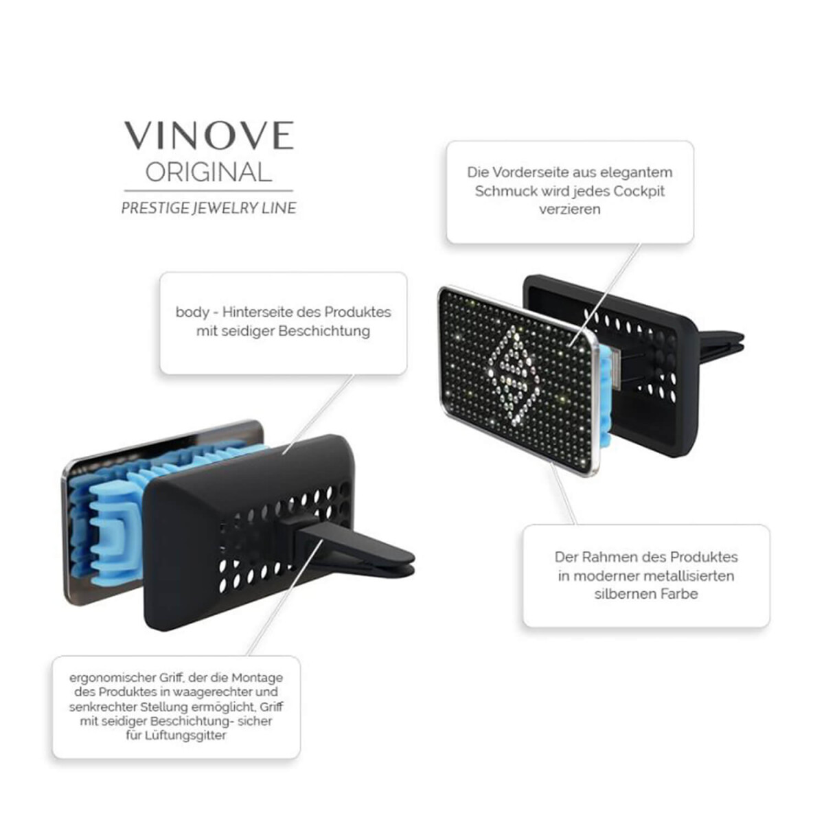 Vinove Original Jewelry MILANO Premium Innenraumduft