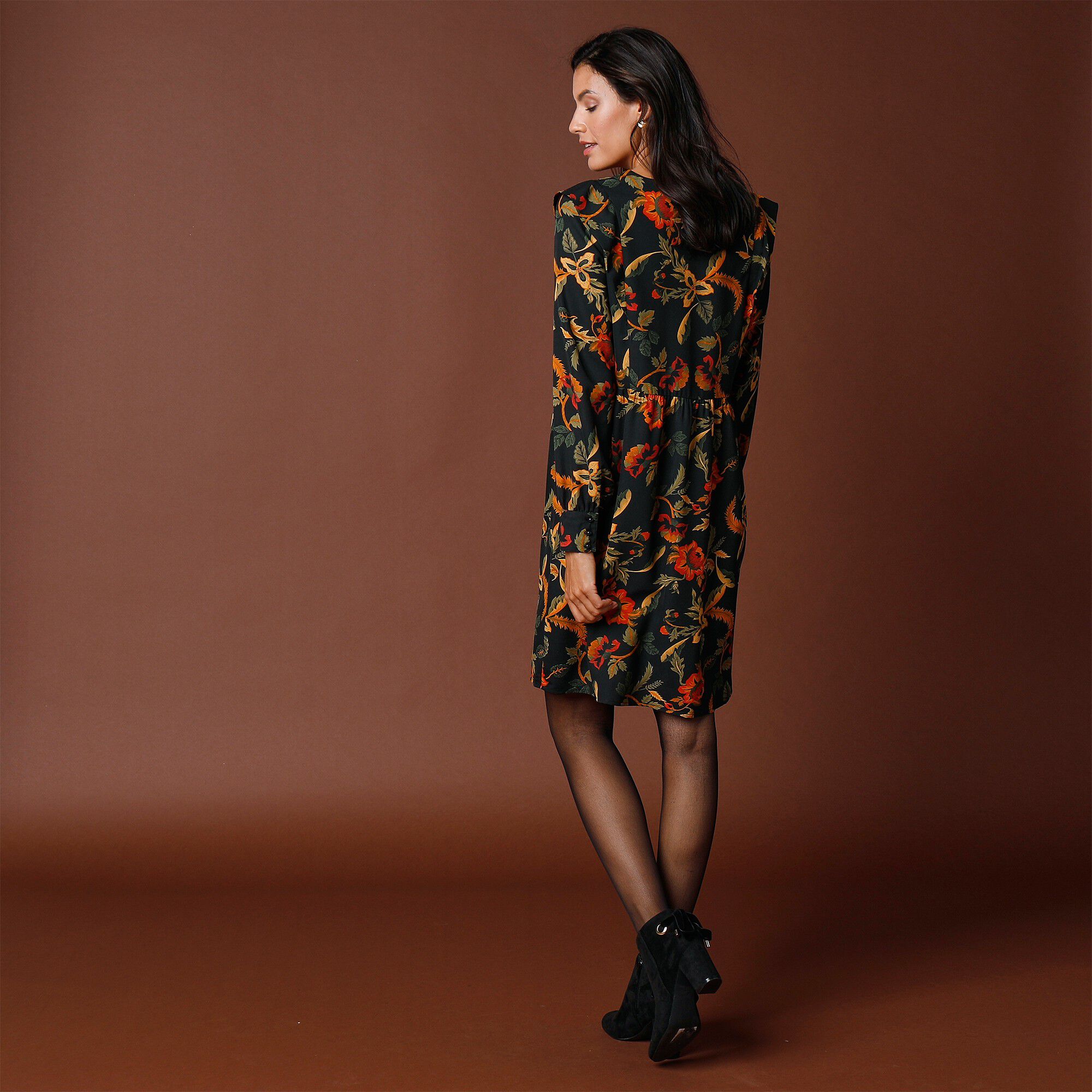 Robe ample imprimée