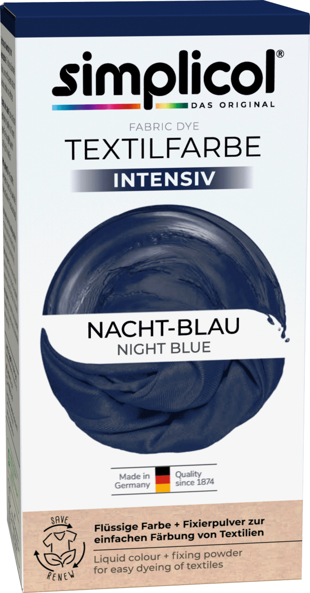 Textilfarbe intensiv Nacht- Blau, 1 St