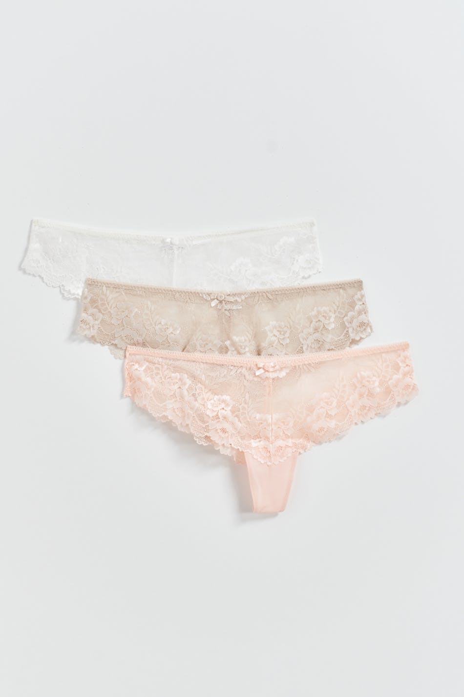 3-pack lace string