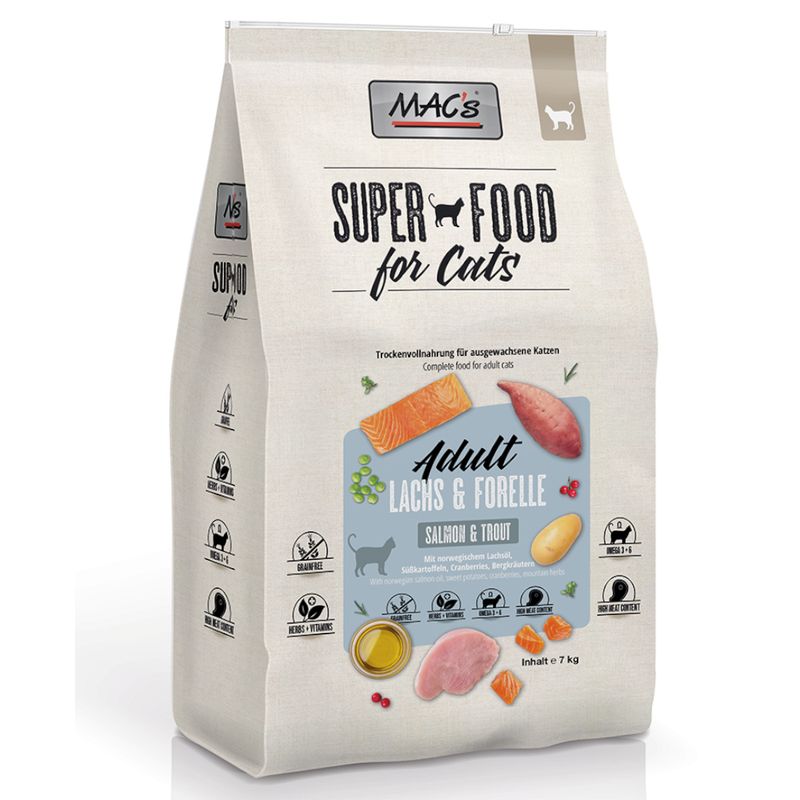 MAC's Superfood for Cats Adult Lachs & Forelle