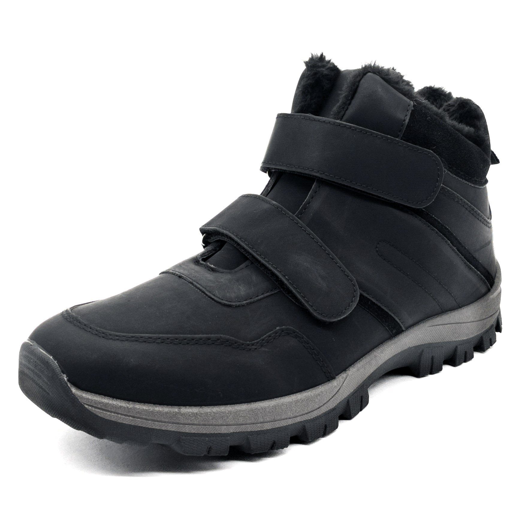 LEKANN 782 Winterschuhe Herren Warm Gefüttert Wanderschuhe Boots Winterstiefel