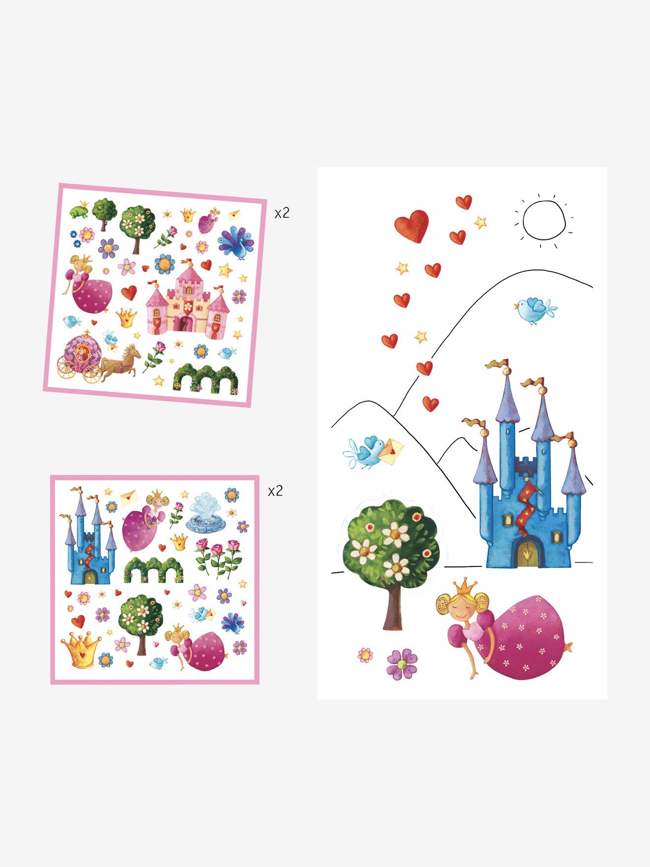 Djeco Sticker-Set PRINZESSIN MARGUERITE DJECO - mehrfarbig