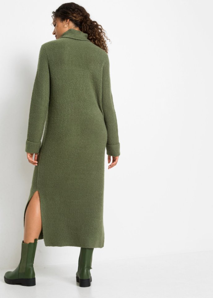 Strickkleid mit Rollkragen