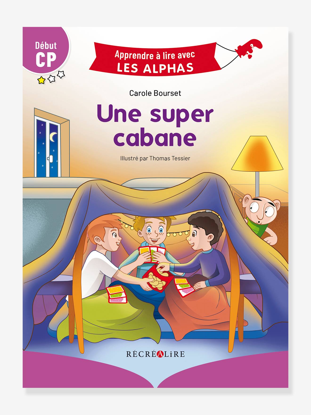 Une super cabane RÉCRÉALIRE violet