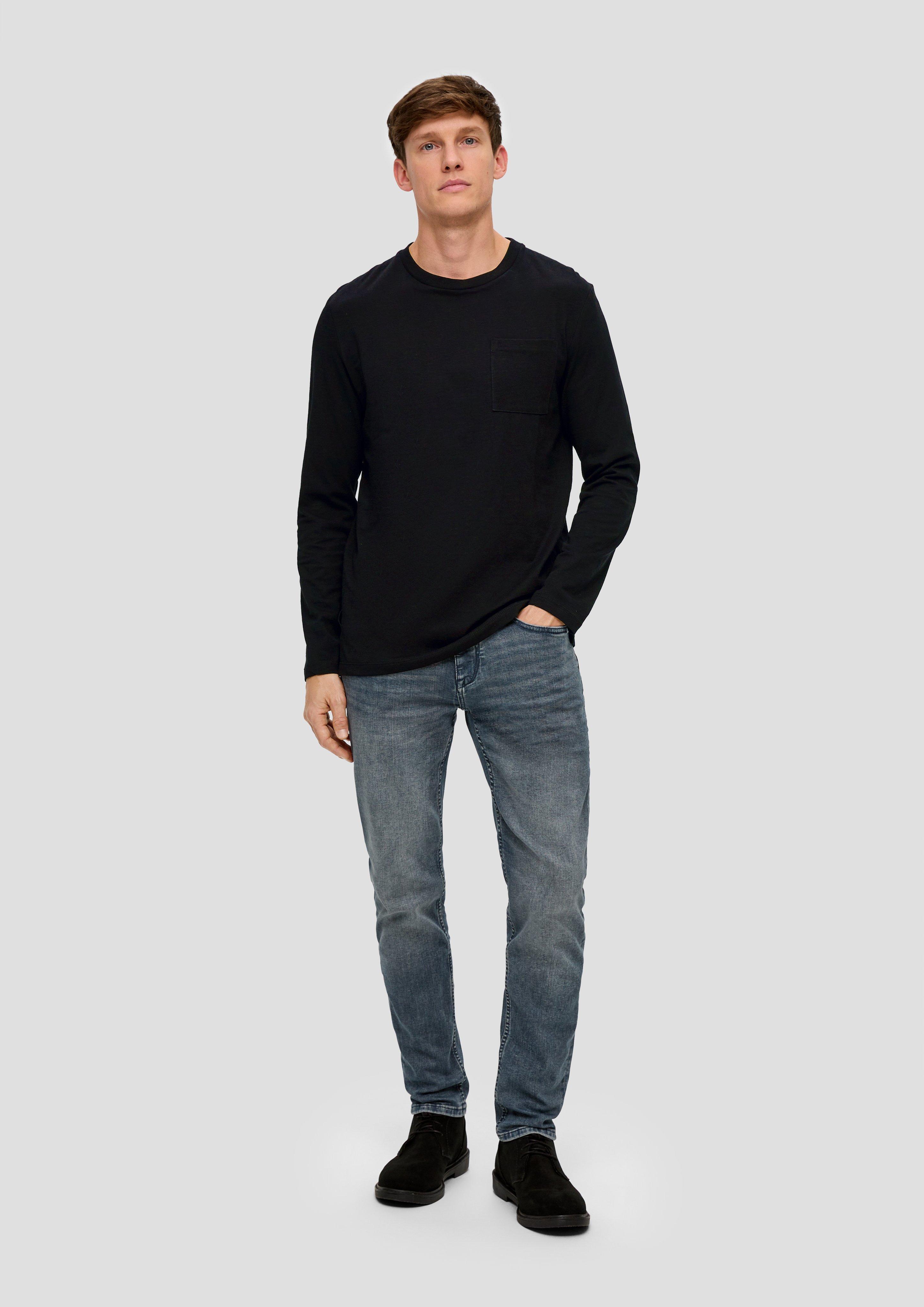 Longsleeve mit Flammgarnstruktur  2138668-9999