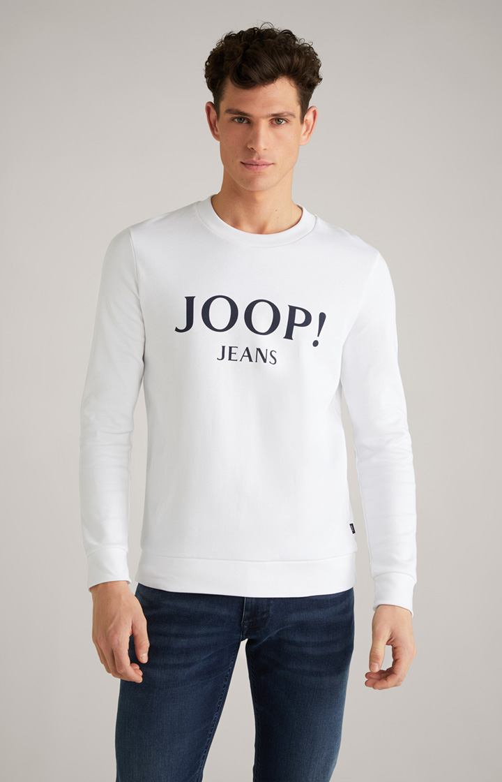 Sweatshirt Alfred in Weiß