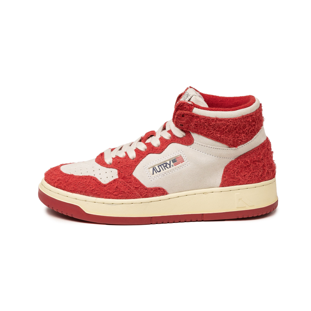 Autry Medalist Mid W Suede Long AUMWSH01 / rot