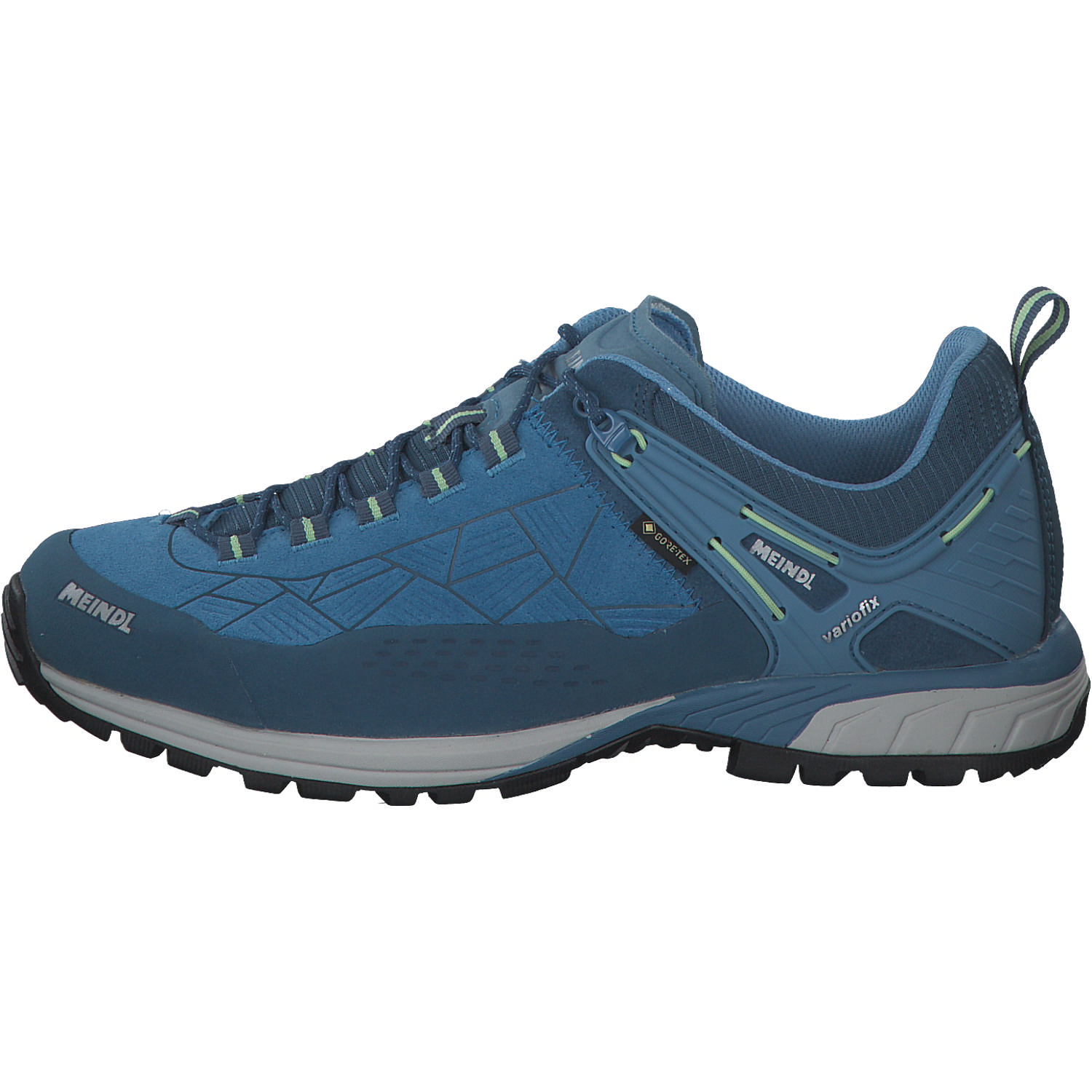 Meindl Top Trail Lady GTX 4714, Schnürschuhe, Damen, hellblau/gelb