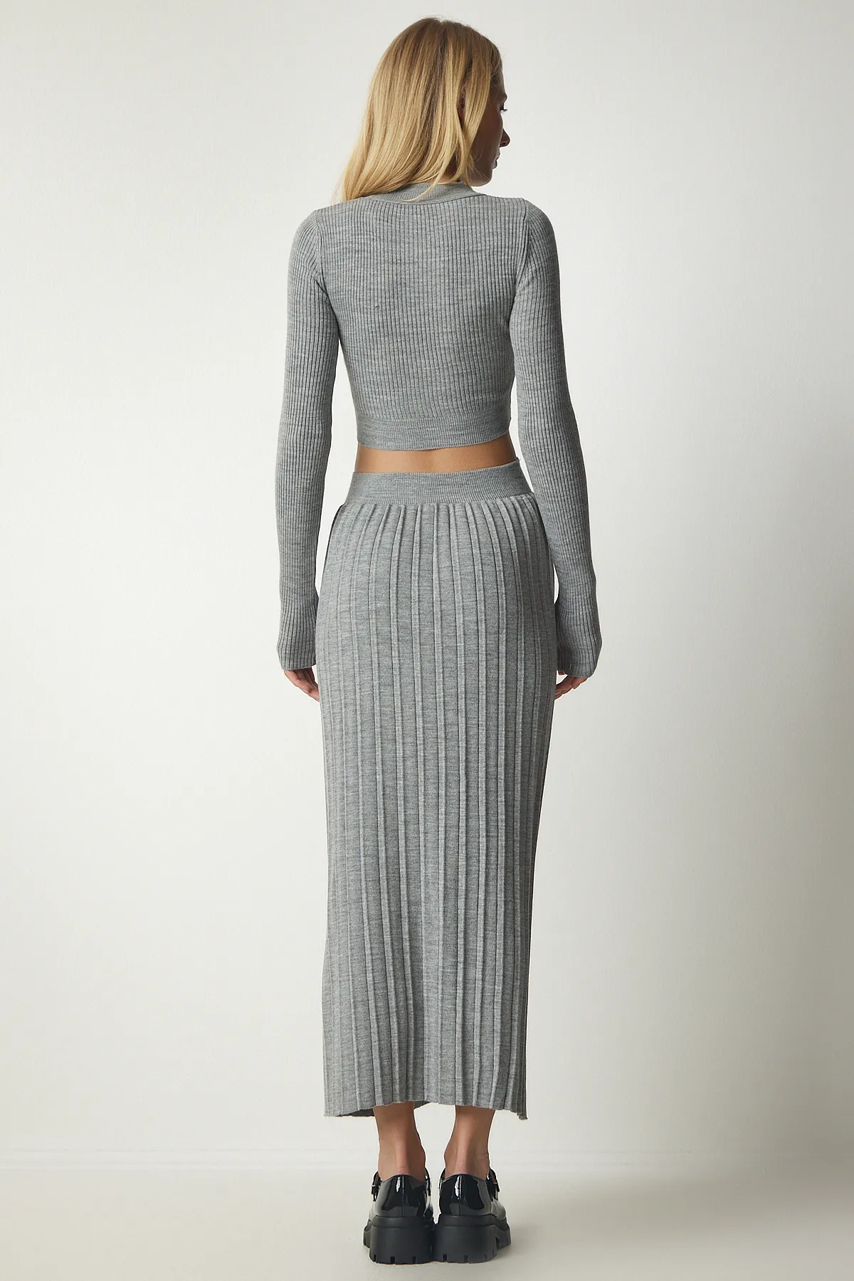 Happiness İstanbul  Zweiteiler - Grau - Regular Fit