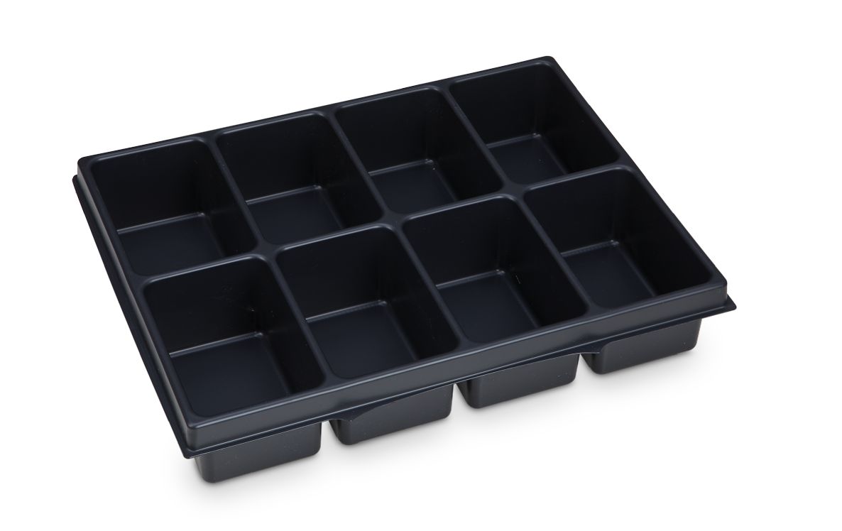 L-Boxx 1000010132 i-BOXX 72 Inserto para piezas con 8 compartimentos BSS