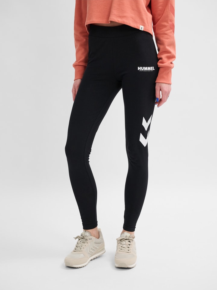 Hummel Hummel Leggings Hmllegacy Damen in BLACK/BLACK günstig kaufen XS