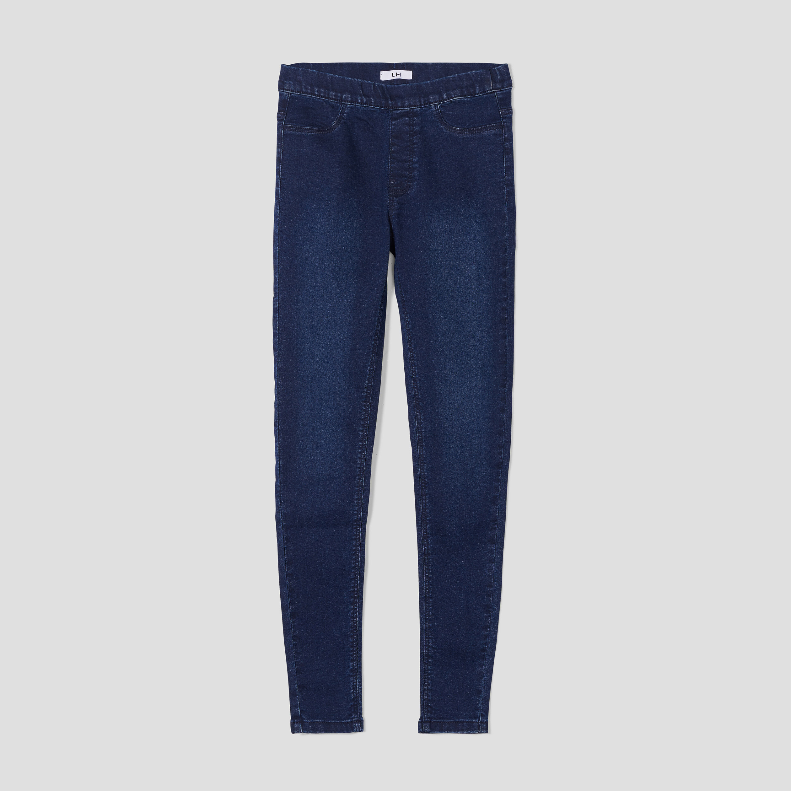 Jegging taille standard denim blue black femme | La Halle