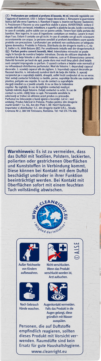 Duftstäbchen Raumduft Lavendel, 90 ml