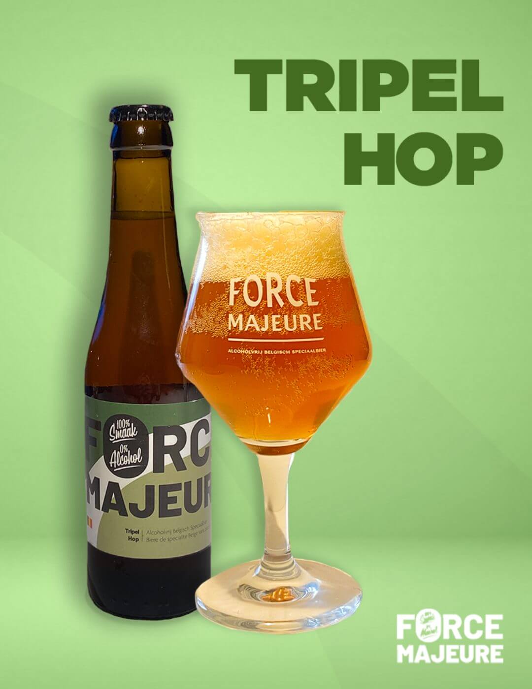 Force Majeure : Tripel Hop - Gueule de joie 0.5° |  33 cl