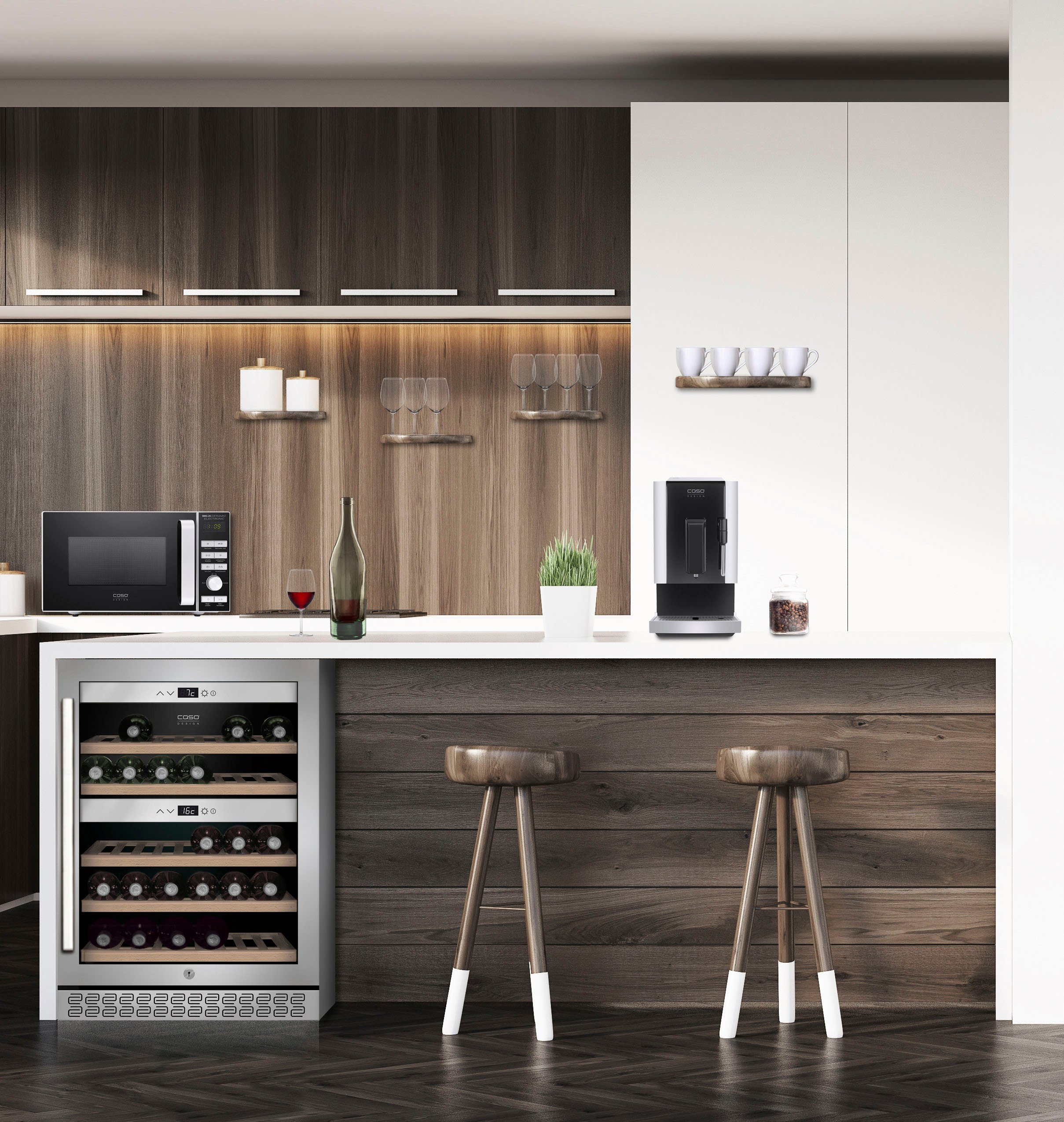 Caso Weinkühlschrank 772 WineChef Pro 40, für 40 Standardflaschen á 0,75l