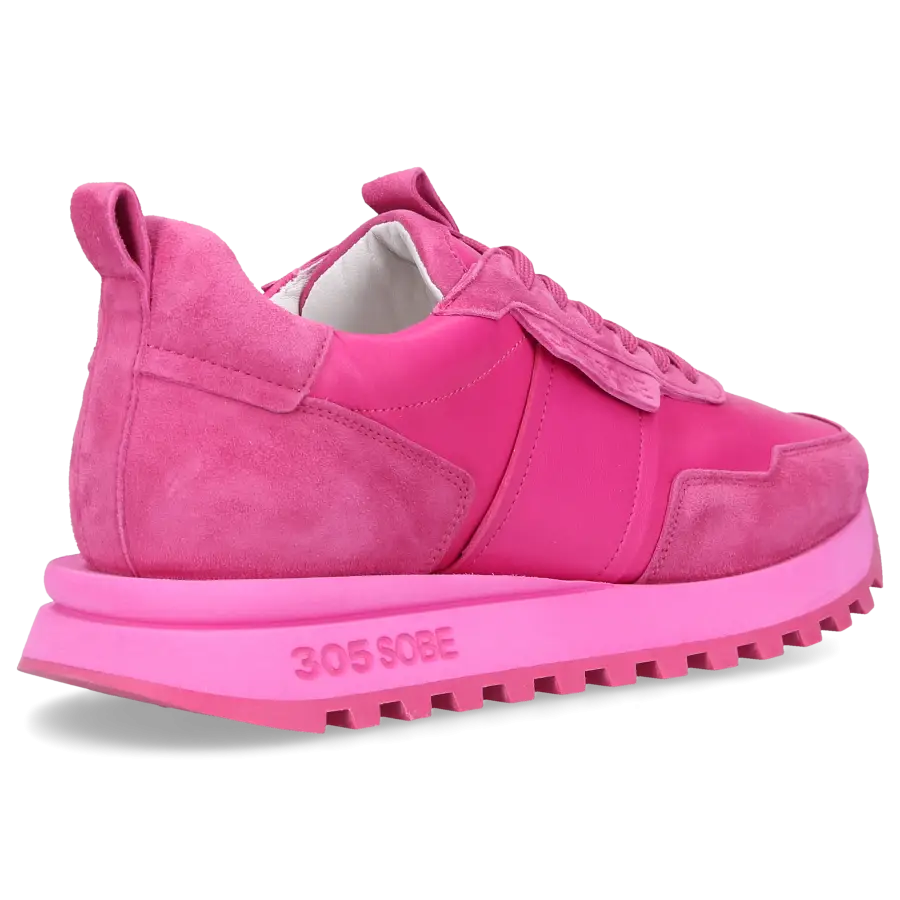 305 SOBE - Sneaker low BUCKET Veloursleder - pink