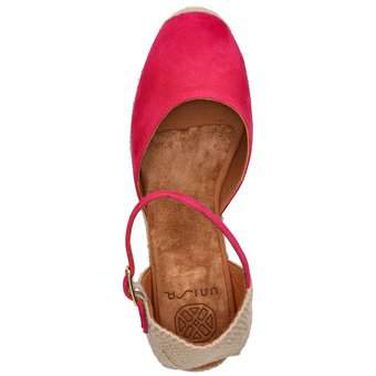 Unisa Keil-Sandale in pink
