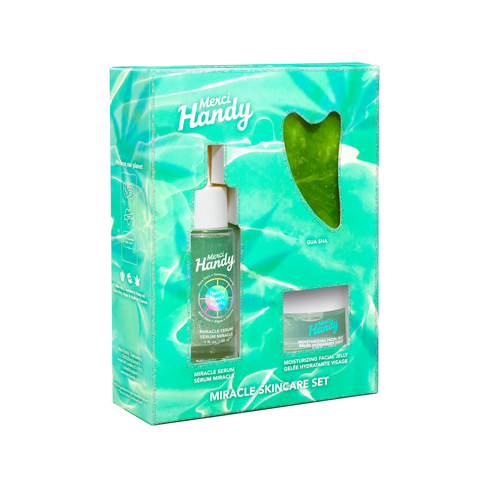 Merci Handy Kit Miracle Skincare Coffret sérum et gelée hydratante visage